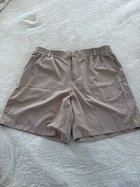 Men's Burlebo light weight shorts with mallard printed pockets, 7 inch